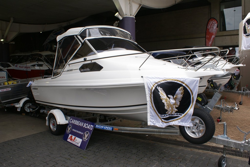 A and J Boating Services displayed one of Australian boating’s best-known names, Caribbean, at the Rosehill show. - Rosehill show © Bob Wonders